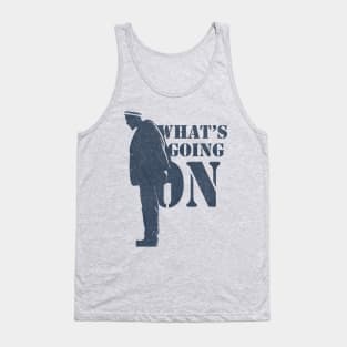 Marvin Gaye - Vintage Stencil silhouette Tank Top